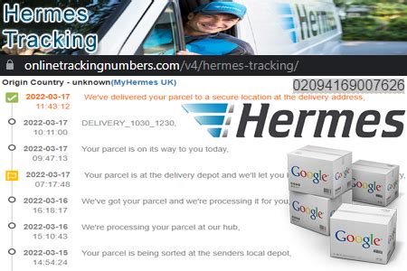 hermes barcode app|hermes next day tracking.